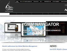 Tablet Screenshot of gmm-yacht.de